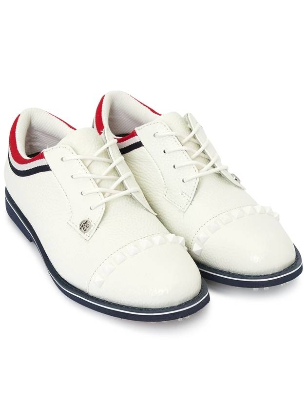 Women's Stud Gallivanter Cap Toe Golf Shoes Snow - G/FORE - BALAAN 4