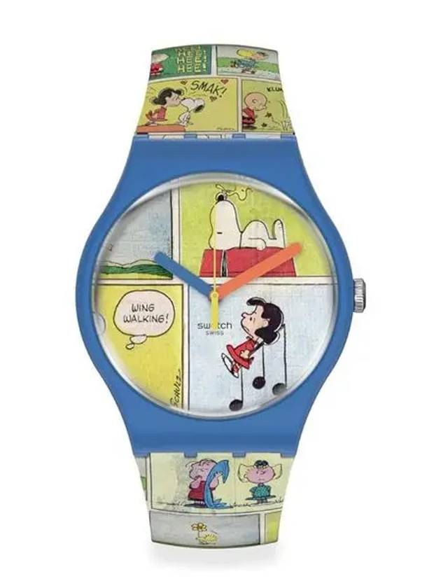 Wrist Watch Men s Jelly PEANUTS Snoopy SO29Z108 - SWATCH - BALAAN 1