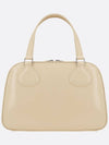 Mini Leather Bowling Tote Bag Beige - COURREGES - BALAAN 5