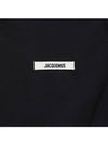 Le Gros Grain Logo Sweatshirt Black - JACQUEMUS - BALAAN 4