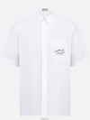 Handwriting 1947 Long Sleeve Shirt White - DIOR - BALAAN 5