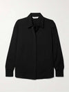 Filmato Button Cuff Silk Long Sleeve Shirt Black - MAX MARA - BALAAN 2