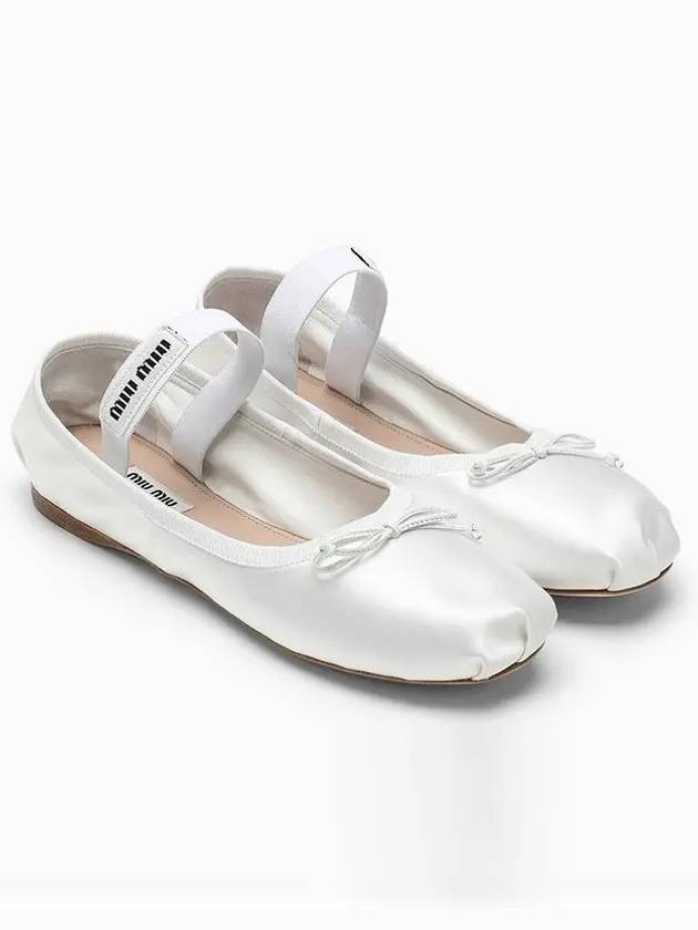 Satin Ballerinas White - MIU MIU - BALAAN 2