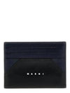 Logo Leather Card Wallet Black - MARNI - BALAAN 2