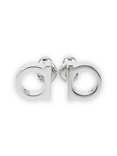 Gancini Earings Silver - SALVATORE FERRAGAMO - BALAAN 2