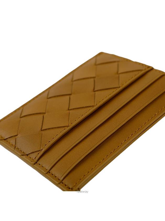 Intrecciato Leather Card Wallet Brown - BOTTEGA VENETA - BALAAN 6