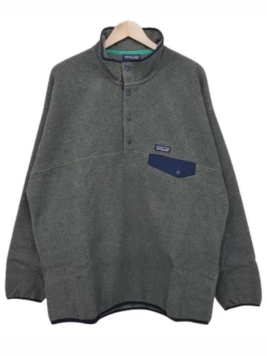 Synchilla Snap T Fleece Pullover Jacket Grey - PATAGONIA - BALAAN 2
