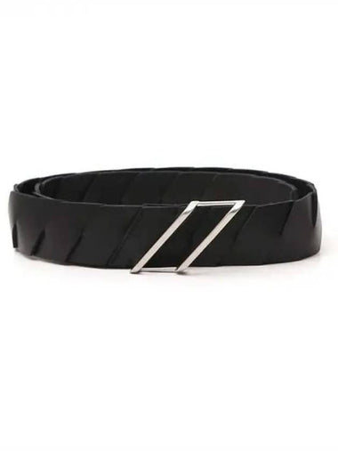 Woven calfskin belt 270245 - BOTTEGA VENETA - BALAAN 1