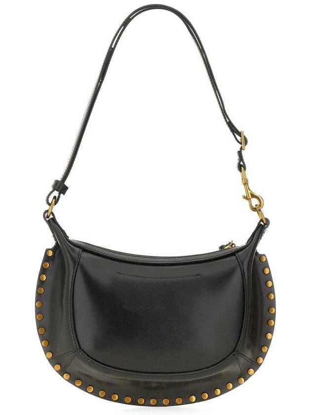 Oskan Moon Leather Shoulder Bag Black - ISABEL MARANT - BALAAN 3