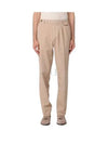 Pleated Detail Chino Straight Pants Beige - BRUNELLO CUCINELLI - BALAAN 2