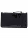 Stitch Varnish Zipper Card Wallet Black - MAISON MARGIELA - BALAAN 4