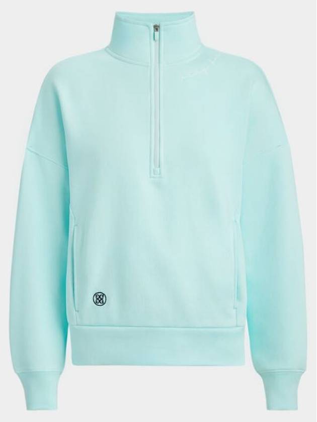 Golf to French Terry Quarter Zip Boxy Pullover - G/FORE - BALAAN 1