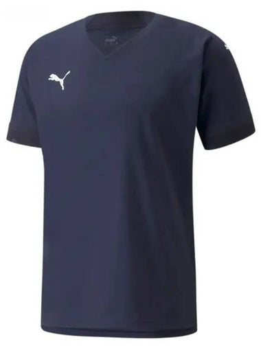 Team Final Jersey Short Sleeve T-Shirt Navy - PUMA - BALAAN 1