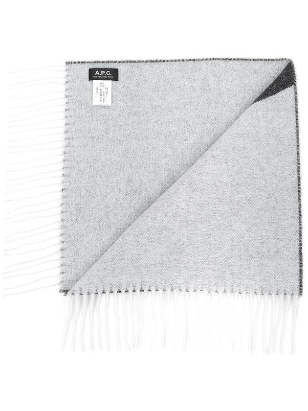 Maro Big Logo Muffler Grey - A.P.C. - BALAAN 4