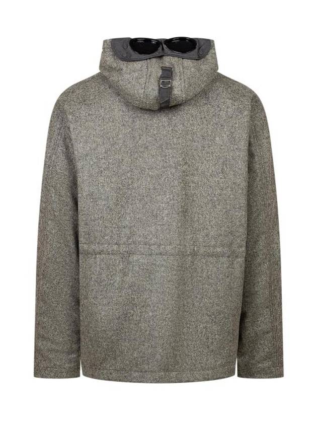 Shetland Twill Hooded Jacket Grey - CP COMPANY - BALAAN 3