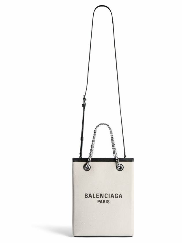 Duty Free Phone Tote Bag White - BALENCIAGA - BALAAN 7