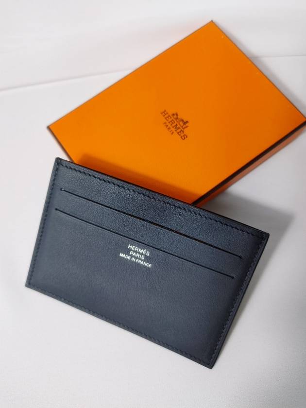 Citizen Twill Card Wallet Black - HERMES - BALAAN 3