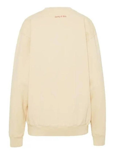 Be Nice Crew Neck Sweatshirt Ivory FELPA BE NICE AVORIO - SPORTY & RICH - BALAAN 2