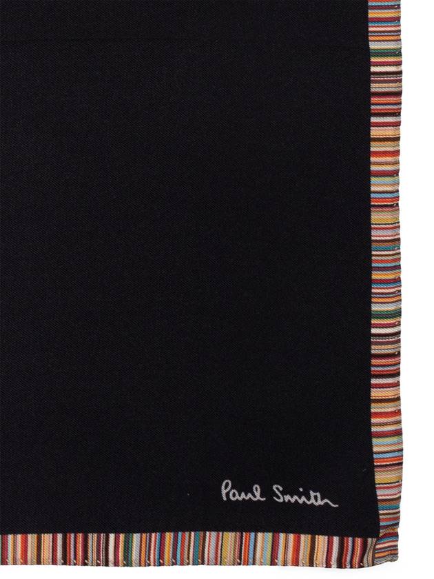 Striped Border Silk Scarf M1A160BM362 - PAUL SMITH - BALAAN 5