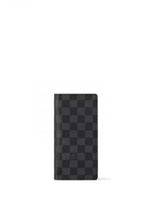 Brazza Damier Canvas Long Wallet Graphite - LOUIS VUITTON - BALAAN 2