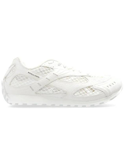 Orbit Mesh Rubber Low Top Sneakers Silver White - BOTTEGA VENETA - BALAAN 2