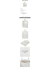 Shinny Tote Bag White - ACNE STUDIOS - BALAAN 3