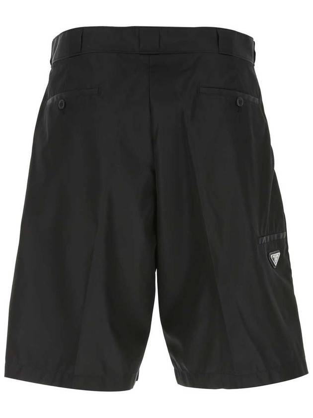 Re Nylon Bermudas Shorts Black - PRADA - BALAAN 3