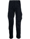 Stretch Satin Cargo Straight Pants Navy - CP COMPANY - BALAAN 2