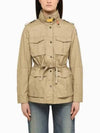 Women's Dulcie Snap Button Cuff Zip-Up Jacket Beige - PARAJUMPERS - BALAAN 2