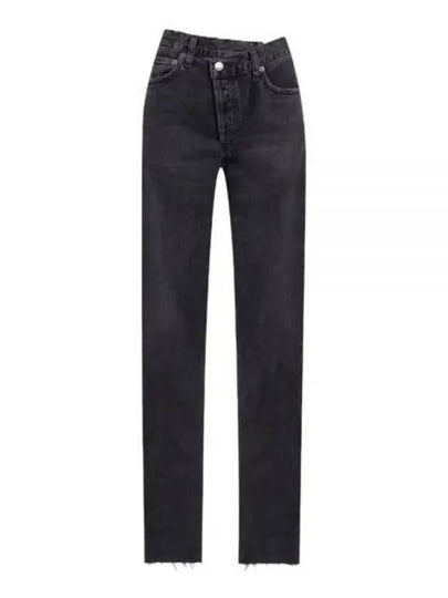 Crisscross Straight Jeans Black - AGOLDE - BALAAN 2