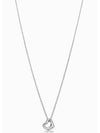 Open Heart Pendant 7MM Necklace Silver - TIFFANY & CO. - BALAAN 5