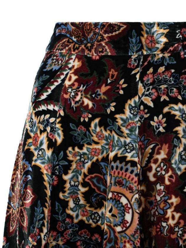 Etro Printed Velvet Skirt - ETRO - BALAAN 3