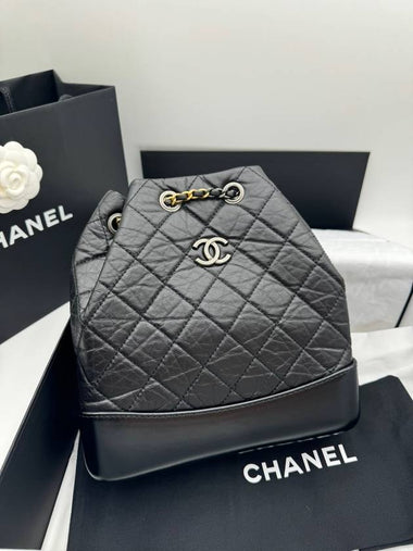 Gabriel CC logo small backpack black A94485 - CHANEL - BALAAN 1