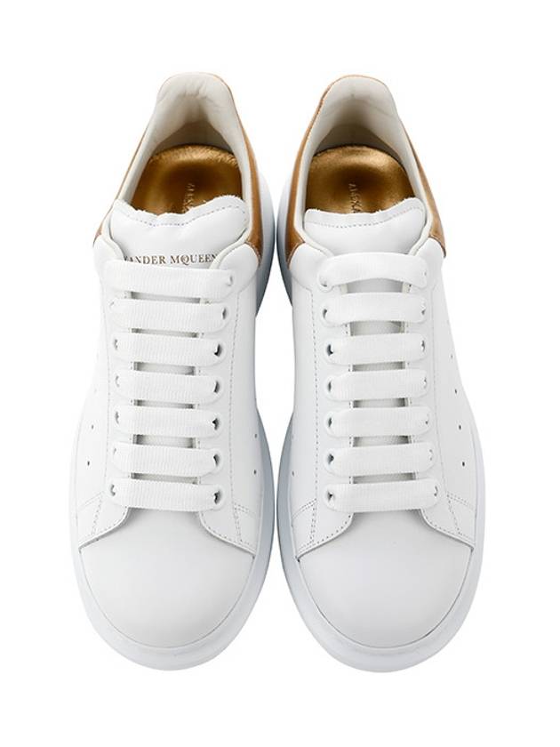 Oversole Gold Tab Low Top Sneakers White - ALEXANDER MCQUEEN - BALAAN 4