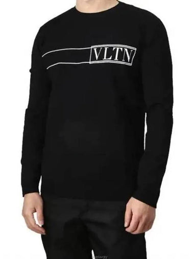 Intarsia logo knit 270152 - VALENTINO - BALAAN 1