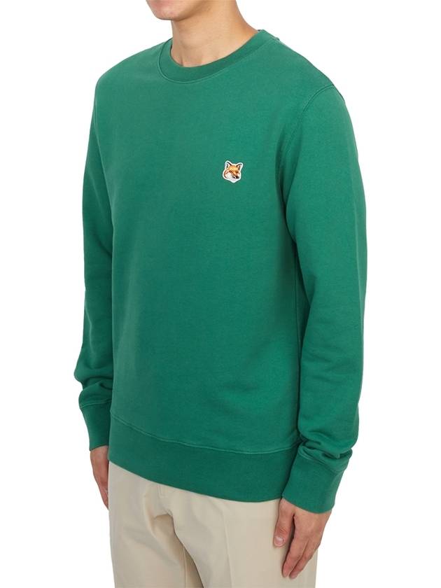 Fox Head Patch Regular Sweatshirt Green - MAISON KITSUNE - BALAAN 3