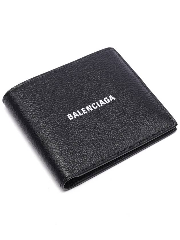 Cash Square Folded Wallet Black - BALENCIAGA - BALAAN 6