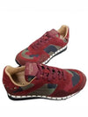 S0B51 NYM 37E Rockstud Sneakers Red - VALENTINO - BALAAN 4