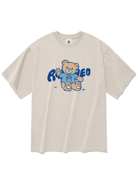 Soft Bear Short Sleeve T Shirt Beige - RADINEO - BALAAN 1