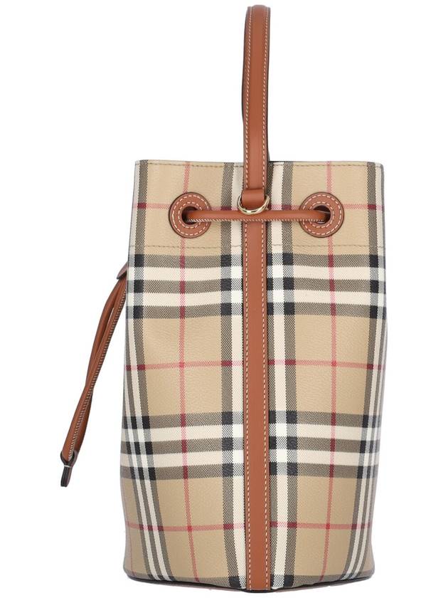 Vintage Check Bucket Bag Beige - BURBERRY - BALAAN 6