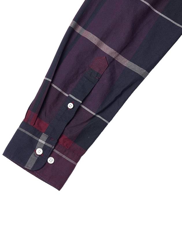 Stirling Tailored Long Sleeve Shirt Cordovan Tartan - BARBOUR - BALAAN 9