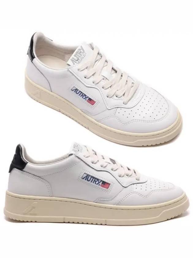 Medalist Black Tab Low Top Sneakers White - AUTRY - BALAAN 2