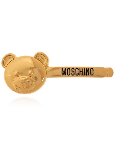 Gold Teddy Bear hair pin A910784030606 - MOSCHINO - BALAAN 2