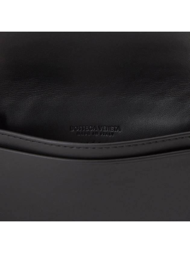 Intrecciato Flap Business Card Wallet Black - BOTTEGA VENETA - BALAAN 6