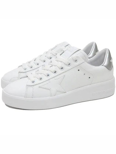 Women's Silver Tab Pure Star Low Top Sneakers White - GOLDEN GOOSE - BALAAN 2