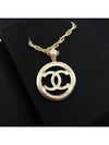 Circle CC Logo Pearl Ball Necklace Gold - CHANEL - BALAAN 3