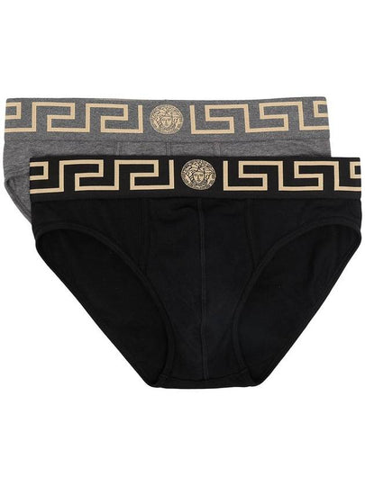 Men's Logo Banding Briefs 2 Pack - VERSACE - BALAAN 2