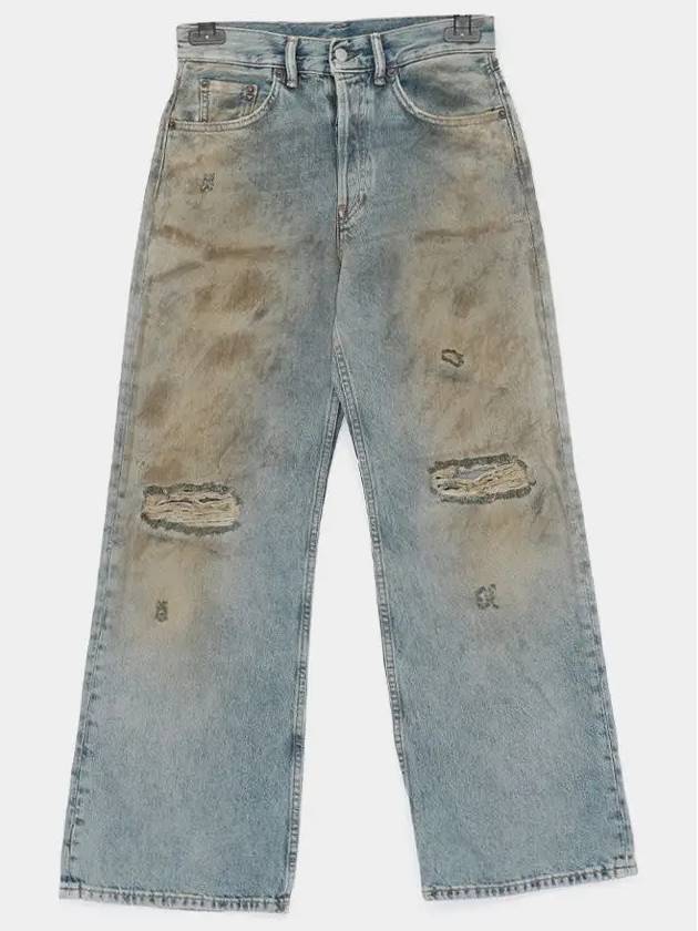 Loose Fit Wide Jeans Light Blue - ACNE STUDIOS - BALAAN 3