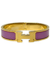 Clic H PM Bracelet Gold - HERMES - BALAAN 2