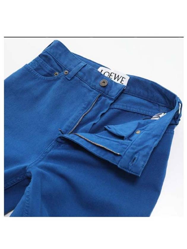 twist flare denim jeans blue - LOEWE - BALAAN.